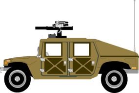 Army Humvee Tank drawing