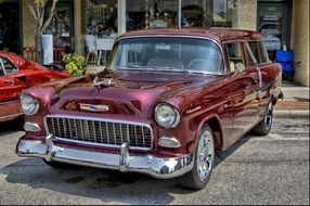 classic vehicle on the street