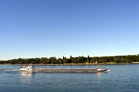 Landscape of the Rhine River