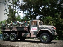 Military truck Die cast