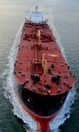 big red Ship, tanker