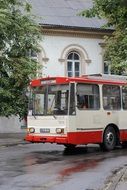 Picture of the public transport in Vilnius