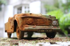 Rusted mehari car