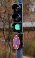 traffic light on the road