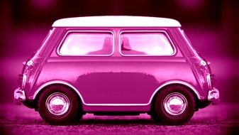 Mini Car Motor pink