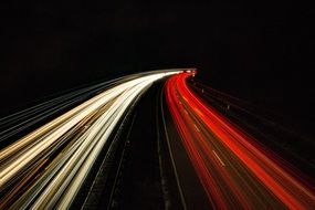 Highway as a foto Long Exposure