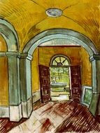 Saint-Paul Hospital as Van Gogh painting