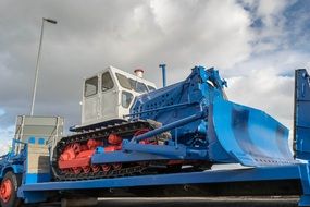 blue construction