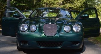 dark green Jaguar