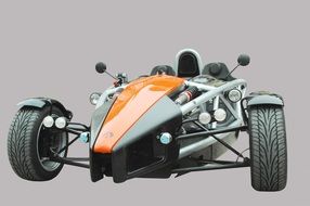 racing car of a arielmotor