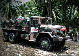 model of military truck