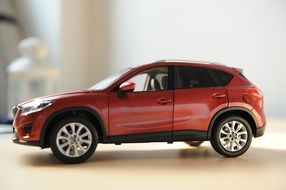 scale model of mazda car