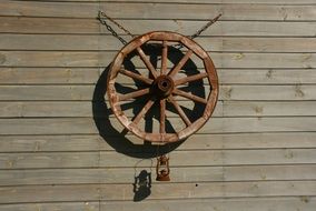 Retro Wood Wheel