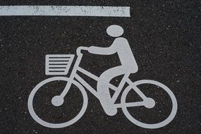 Bike Road Signs drawing