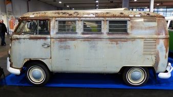 old cars at the exhibition