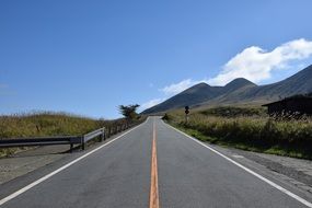 Highway Panorama in Kumamoto, Japan