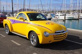 Chevrolet Yellow Classic car