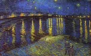 Night View Van Gogh drawing