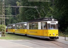 yellow Tram