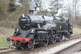 retro Steam Locomotive