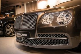 The front of a modern Bentley