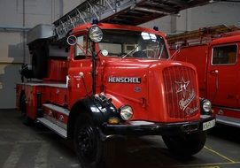 fire truck in the museum