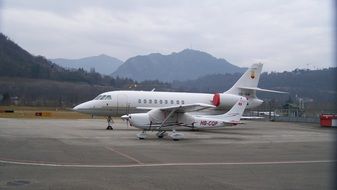 Flying Machines in Lugano airport