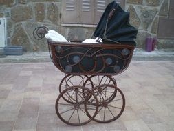 vintage baby stroller for baby