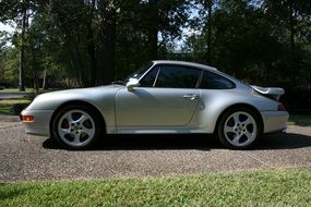sport silver porsche
