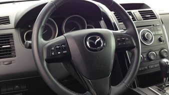 Mazda steering wheel