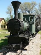 old steam engine locomotive on rails