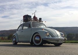 old classic vw beetle