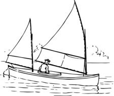 painted man on a sailing ship