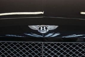 Bentley as a logo on a car