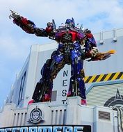 optimus prime is like a huge figure