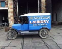 vintage car for a laundry