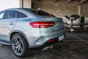 Mercedes-Benz GLE coupe car side view