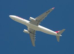 Airbus A330 on a sky of Swiss airlines