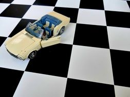 Model of open Oldtimer Car