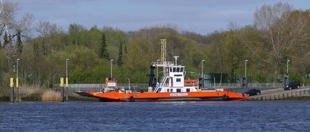 Ferry Car Ship Water