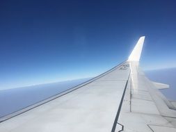 view of blue Horizon from Plane