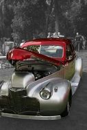 chrome vintage car