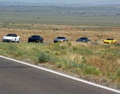 caravan of Corvettes, new mexico