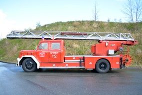 red Magirus Fire Truck