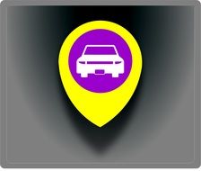 icon logo taxi drawing