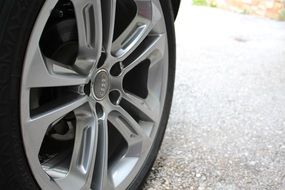 photo of car wheel audi