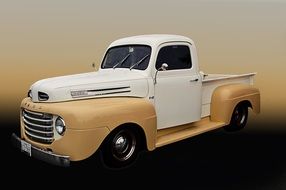 Old truck in miniature