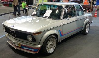 classic old car at a exhibition