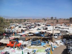 market in Skoura, Morocco