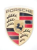 Porsche logo with emblem